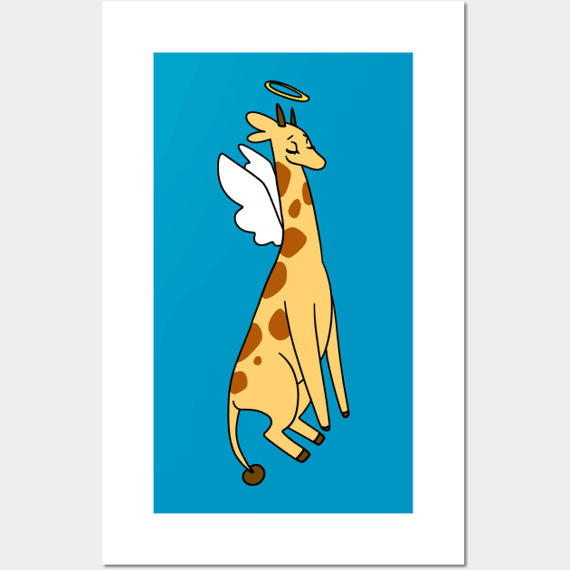 Angel Giraffe Wall Art by saradaboru